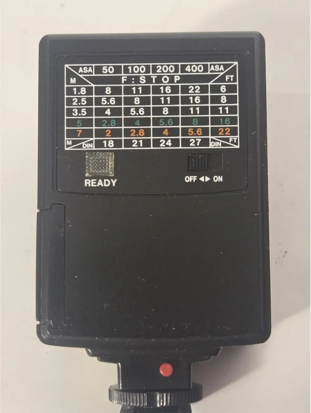 Vintage Zynkor 305 Shoe Mount Camera Flash Hot Shoe Auto Japan Black Universal